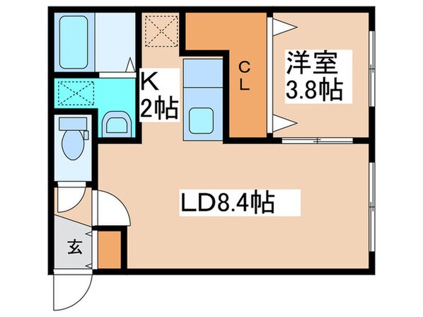 シティレジデンス北３６条の物件間取画像